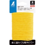 シンワ測定　ポリエチレン水糸　カード巻　太　０．８ｍｍ　１００ｍイエロー　７８５５６　１個