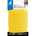 シンワ測定　ポリエチレン水糸　カード巻　極太　１．２ｍｍ　１００ｍイエロー　７８５７３　１個