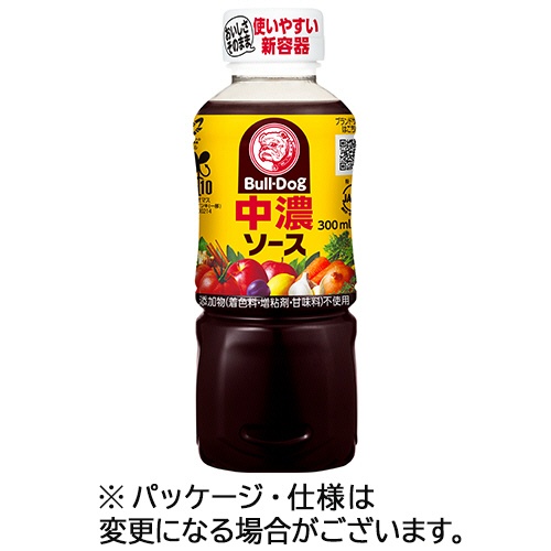 ブルドックソース　中濃ソース　３００ｍｌ　１セット（１０本）1
