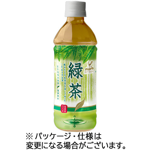 たのめーる】富永貿易 神戸居留地 緑茶 500mL ペットボトル 1