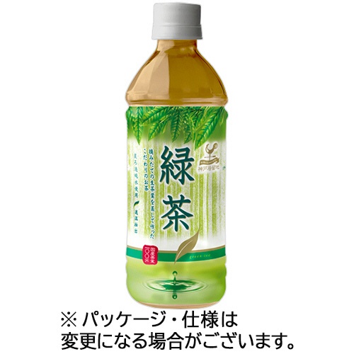 富永貿易　神戸居留地　緑茶　５００ｍＬ　ペットボトル　１セット（１４４本：２４本×６ケース）1
