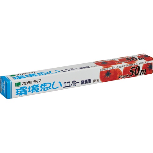 オカモト　オカモトラップ　環境思い　エコノミー　４５ｃｍ×５０ｍ　ＰＥ－４５　１セット（３０本）1