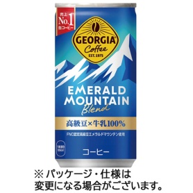 コカ・コーラ　ジョージア　エメラルドマウンテンブレンド　１８５ｇ　缶　１ケース（３０本）