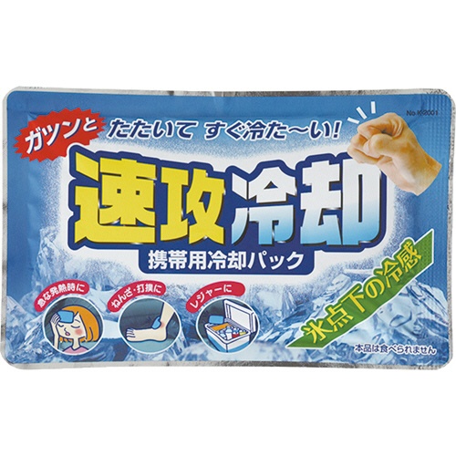 紀陽除虫菊　携帯用冷却パック　速攻冷却　１セット（１０個）1