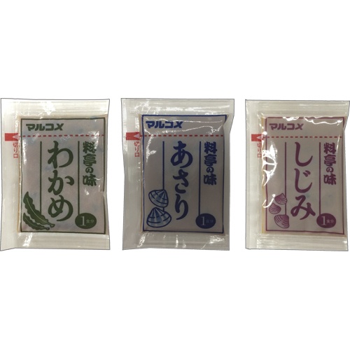 マルコメ　生みそ汁　料亭の味　お徳用　アソート　３種　１セット（２１０食：２１食×１０パック）2
