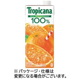 キリンビバレッジ　トロピカーナ　１００％ジュース　オレンジ　１Ｌ　紙パック　１ケース（６本）