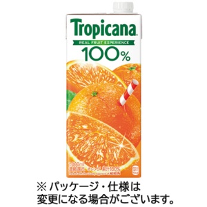 キリンビバレッジ　トロピカーナ　１００％ジュース　オレンジ　１Ｌ　紙パック　１ケース（６本）1