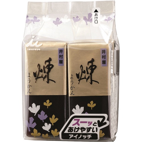 井村屋　ミニようかん　煉　５８ｇ／本　１セット（２４本：４本×６パック）1