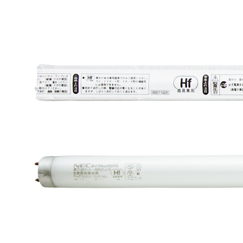 【クリックで詳細表示】NEC Hf蛍光ランプ 紫外放射カット・飛散防止 直管ラピッドスタート形 32W形 昼光色 FHF32EX-D.P/NU 1セット(25本) FHF32EX-D.P/NU