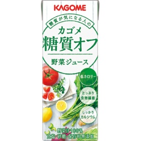 カゴメ　野菜ジュース　糖質オフ　２００ｍｌ　紙パック　１セット（２４本）