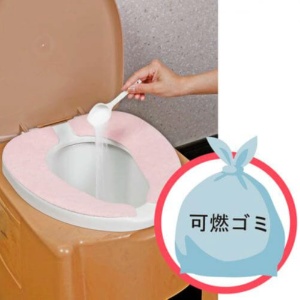 アズマ工業　簡易トイレ強力凝固・消臭剤４００　４００ｇ（約２０回分）　ＣＨ８８８　１セット（２４個）2