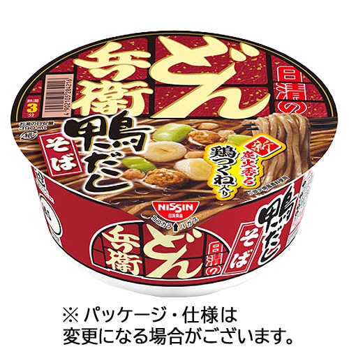日清食品　日清のどん兵衛　鴨だしそば　１０４ｇ　１ケース（１２食）1