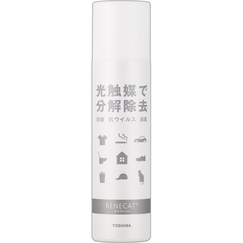 東芝マテリアル　ルネキャット　除菌・消臭　光触媒スプレー　１８０ｇ／本　１セット（１０本）1