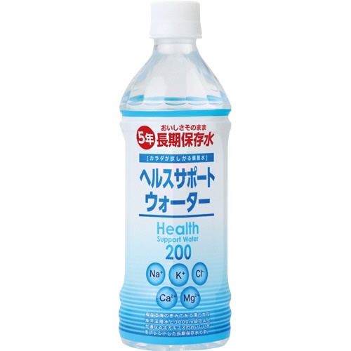 五洲薬品　５年保存ヘルスサポートウォーター　５００ｍｌ　ペットボトル　１セット（２４本）1