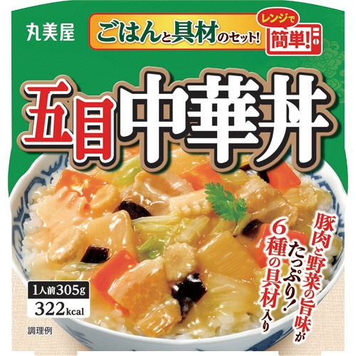 丸美屋　五目中華丼　ごはん付き　３０５ｇ　１セット（２４食）1