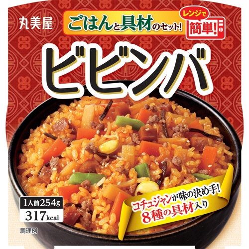 丸美屋　ビビンバ　ごはん付き　２５４ｇ　１セット（２４食）1