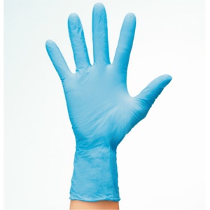 川西工業　ニトリル　使いきり極薄手袋　粉なし　ブルー　ＳＳ　＃２０３９　１セット（２０００枚：１００枚×２０箱）2