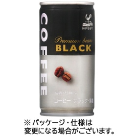 富永貿易　神戸居留地　ブラックコーヒー　１８５ｇ　缶　１ケース（３０本）