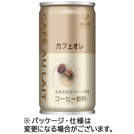 富永貿易　神戸居留地　カフェオレ　１８５ｇ　缶　１ケース（３０本）