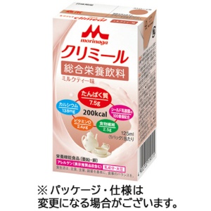 森永乳業　エンジョイクリミール　ミルクティー味　１２５ｍｌ　紙パック　１セット（２４本）1