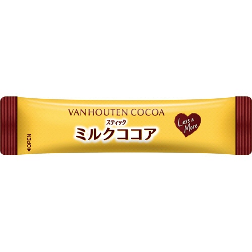 片岡物産　バンホーテン　ミルクココア　１セット（６０本：２０本×３箱）2