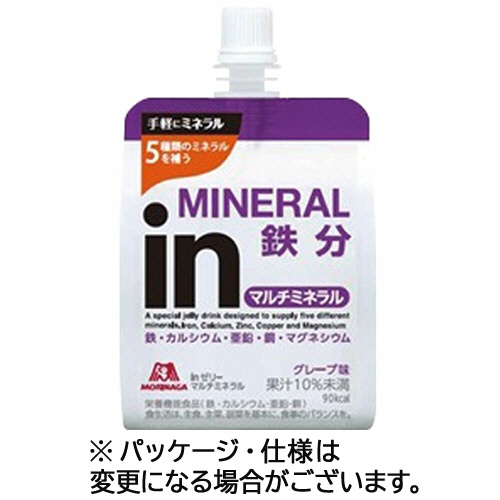 森永製菓　ｉｎゼリー　マルチミネラル　１８０ｇ　１セット（３６パック）1