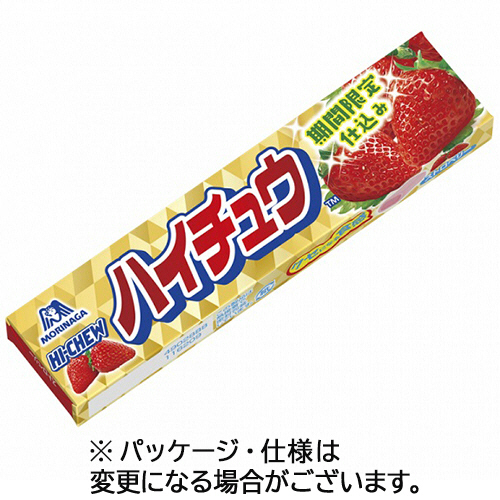 たのめーる】森永製菓 ハイチュウ ストロベリー 12粒 1セット(12個)の通販