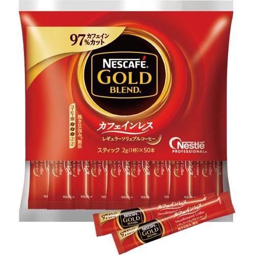 ネスレ　ネスカフェ　ゴールドブレンド　カフェインレススティック　１セット（１５０本：５０本×３パック）1