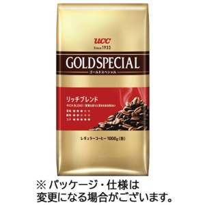 ＵＣＣ　ゴールドスペシャル　リッチブレンド　１０００ｇ（粉）／袋　１セット（２袋）1