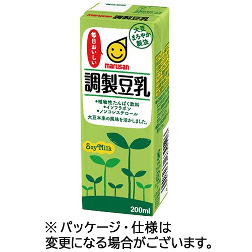 マルサンアイ　調製豆乳　２００ｍＬ　紙パック　１ケース（２４本）1
