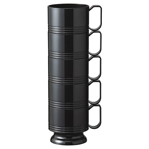 たのめーる】TANOSEE インサートカップホルダー 黒 1セット(25個:5個×5 