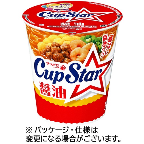 サンヨー食品　サッポロ一番　カップスター　醤油　７１ｇ　１ケース（１２食）1