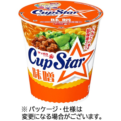 サンヨー食品　サッポロ一番　カップスター　味噌　７８ｇ　１ケース（１２食）1