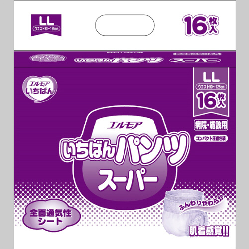 たのめーる】カミ商事 エルモア いちばん パンツ スーパー LL 1セット 