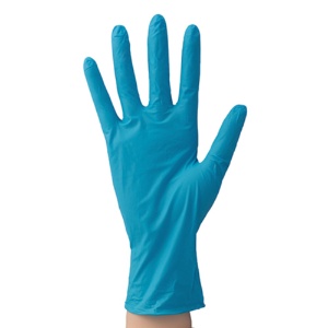 ジャパックス　ニトリル手袋　薄手　パウダーフリー　ブルー　Ｓ　ＮＢＴ０１　１セット（３００枚：１００枚×３箱）2