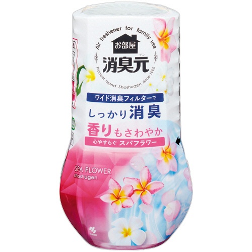 小林製薬　お部屋の消臭元　心やすらぐスパフラワー　４００ｍＬ　１セット（３個）1