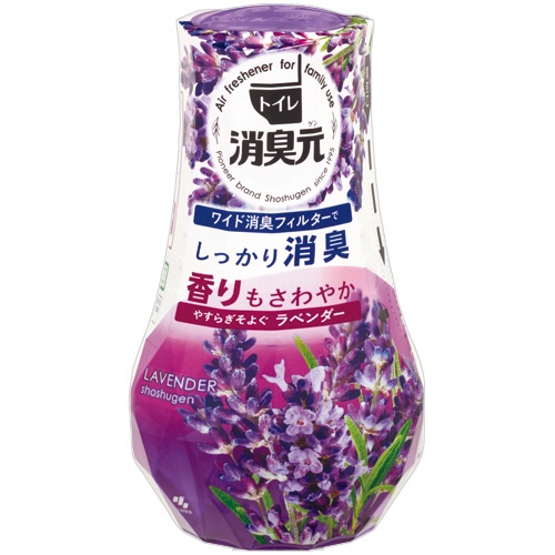 小林製薬　トイレの消臭元　やすらぎそよぐラベンダー　４００ｍＬ　１セット（３個）1