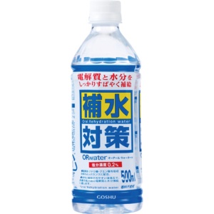 五洲薬品　補水対策　ＯＲｗａｔｅｒ（オーアール　ウォーター）Ｈ　５００ｍｌ　ペットボトル　１セット（２４本）1