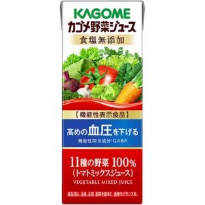 カゴメ　野菜ジュース　食塩無添加　２００ｍｌ／本　１セット（２４本）1