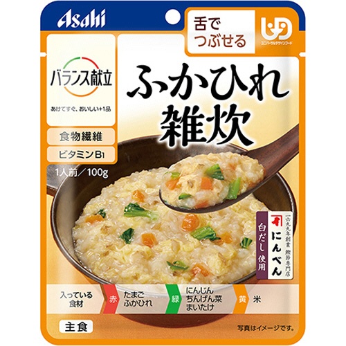 アサヒグループ食品　バランス献立　ふかひれ雑炊　１００ｇ　１セット（２４パック）1