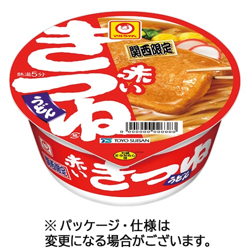 東洋水産　マルちゃん　赤いきつねうどん（関西）　９６ｇ　１セット（２４食）1