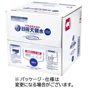 日田天領水　１２Ｌ　バッグインボックス　１セット（２箱）1