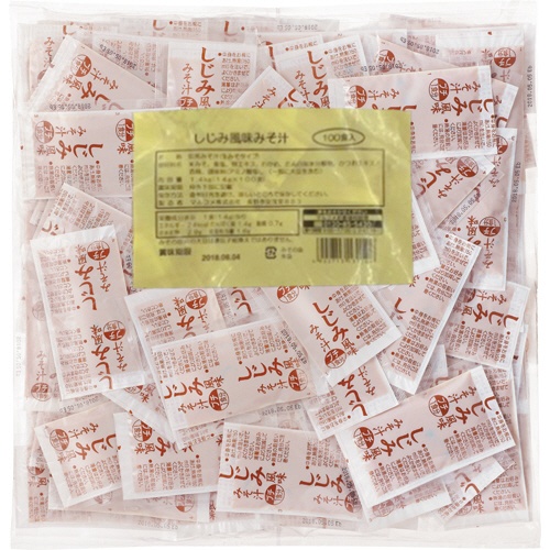 マルコメ　業務用　生みそ汁　しじみ風味　１セット（６００食：１００食×６パック）1