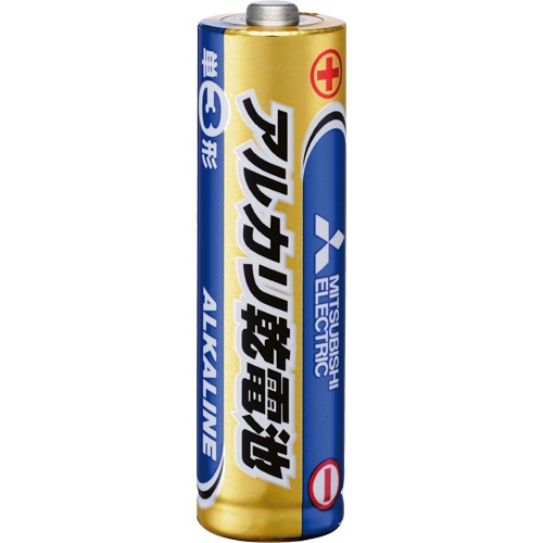 三菱電機　アルカリ乾電池　単３形　ＬＲ６Ｎ／４Ｓ　１セット（４０本：４本×１０パック）1