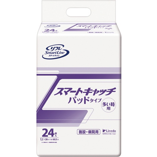 リブドゥコーポレーション　リフレ　スマートキャッチ　パッドタイプ　多い時　１セット（１４４枚：２４枚×６パック）1