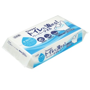 日本製紙クレシア　トイレに流せる！ペーパータオル　２００枚／パック　１セット（３５パック）1