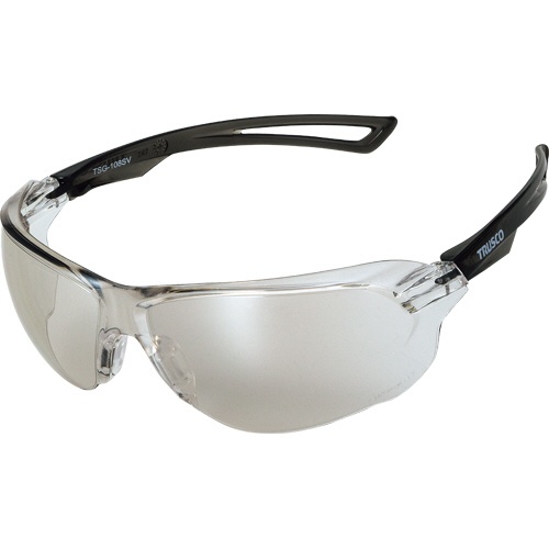 ＴＲＵＳＣＯ　二眼型セーフティグラス　スポーツタイプ　レンズシルバー　ＴＳＧ－１０８ＳＶ　１セット（１０個）1