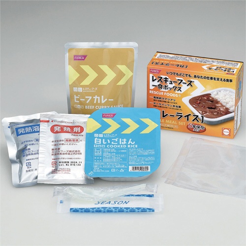 ホリカフーズ　レスキューフーズ　一食ボックス　カレーライス　５年保存　１セット（１２食）2