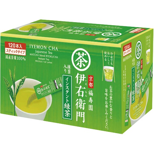宇治の露製茶　伊右衛門　インスタント緑茶スティック　１セット（６００本：１２０本×５箱）1