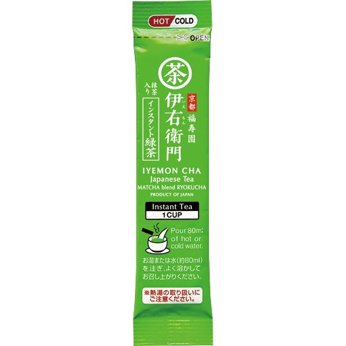 宇治の露製茶　伊右衛門　インスタント緑茶スティック　１セット（６００本：１２０本×５箱）2